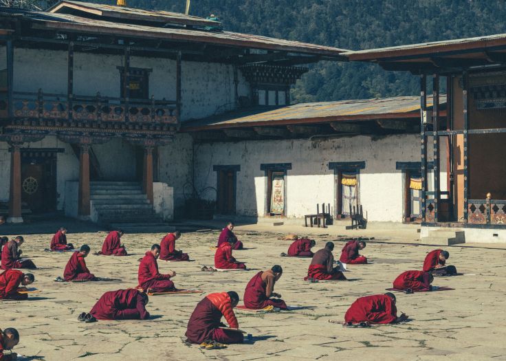 Monastère de Gangtey - Bhoutan © Romain Laprade