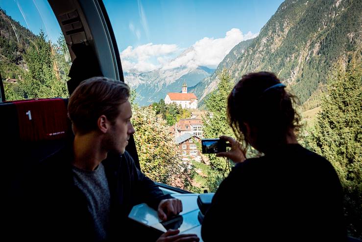 Gotthard Panorama Express - Suisse © Suisse Tourisme/Alain Kalbermatten