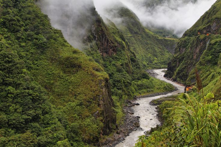 Rio Pastaza - Région de Banos - Equateur © estivillml/Fotolia