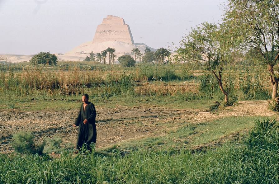 Pyramide de Meidoum - Beni Suef - Egypte © Clemens Emmler / LAIF-REA