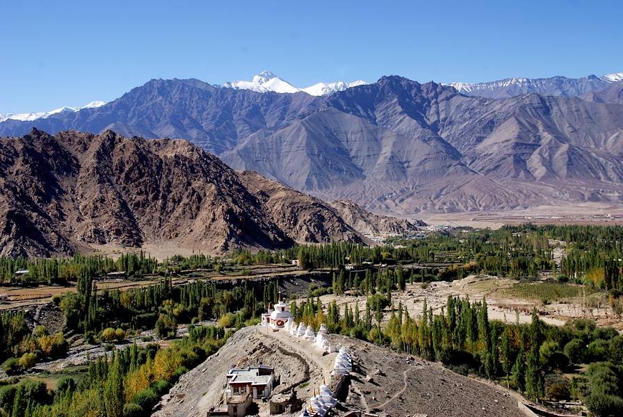 Vue depuis le monastère de Shey - Vallée de l'Indus - Ladakh - Inde © Fanny Gibert