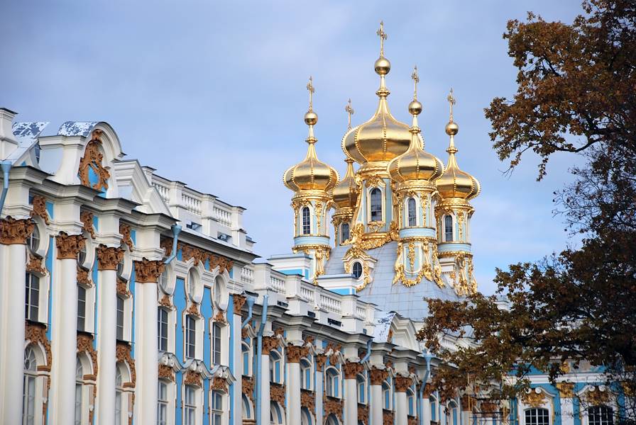 Palais Catherine à Pouchkine - Saint-Pétersbourg - Russie © Chloé Ruffin