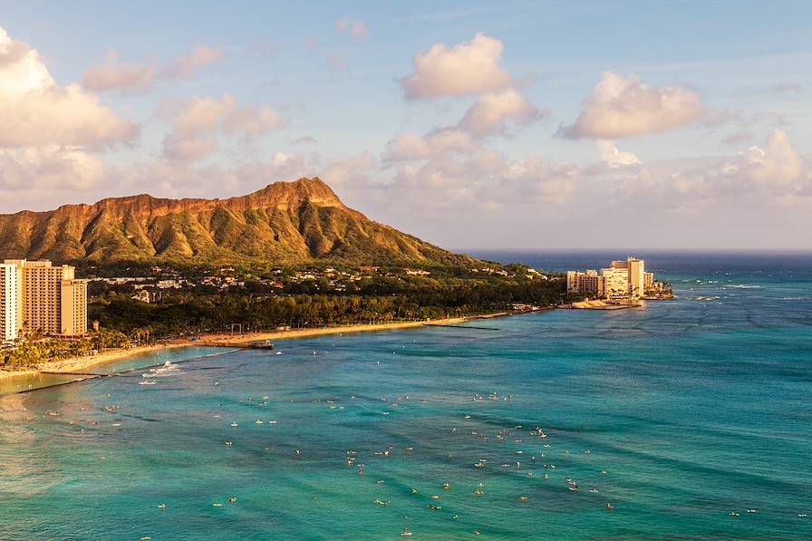 Waikiki - Honolulu - Oahu - Hawaii - Etats-Unis © David/stock.adobe.com