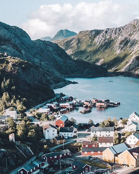 Voyages itinérants Norvège - Bergen - Aurland - Skjolden - Geiranger - Aalesund - îles Lofoten