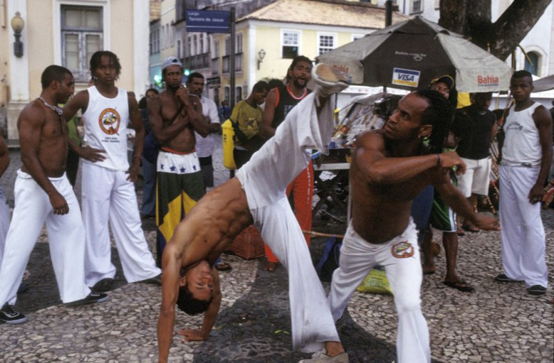 Capoeira dans les rues de Bahia