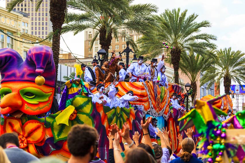 Char du Carnaval de la Nouvelle Orléans