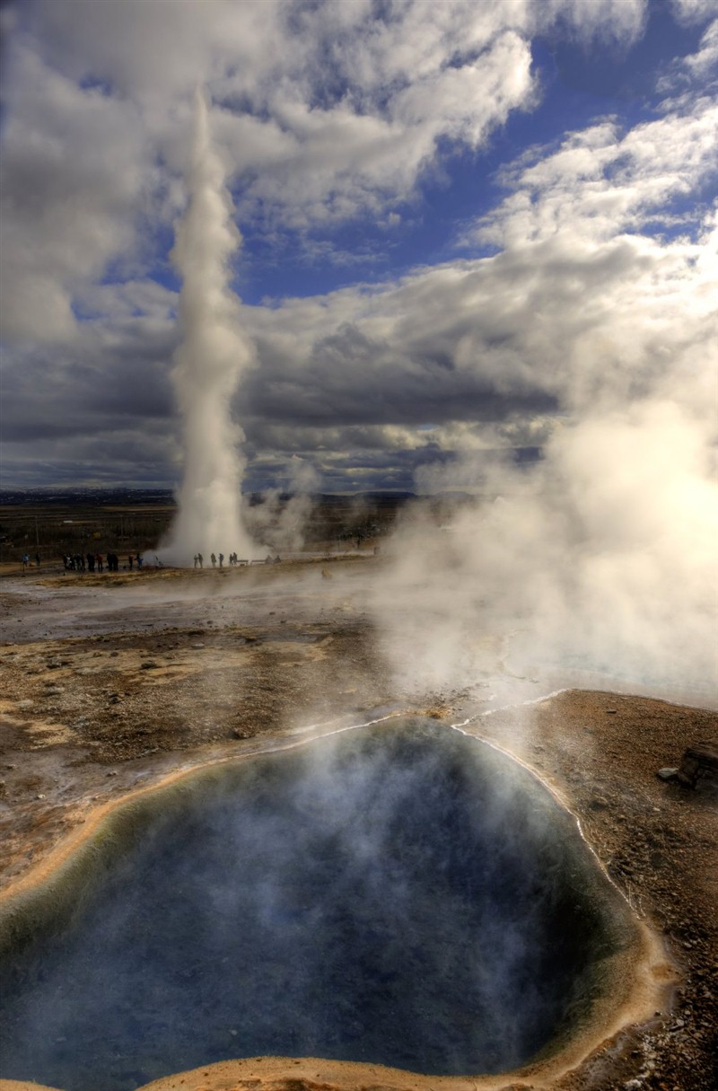 geyser en Islande