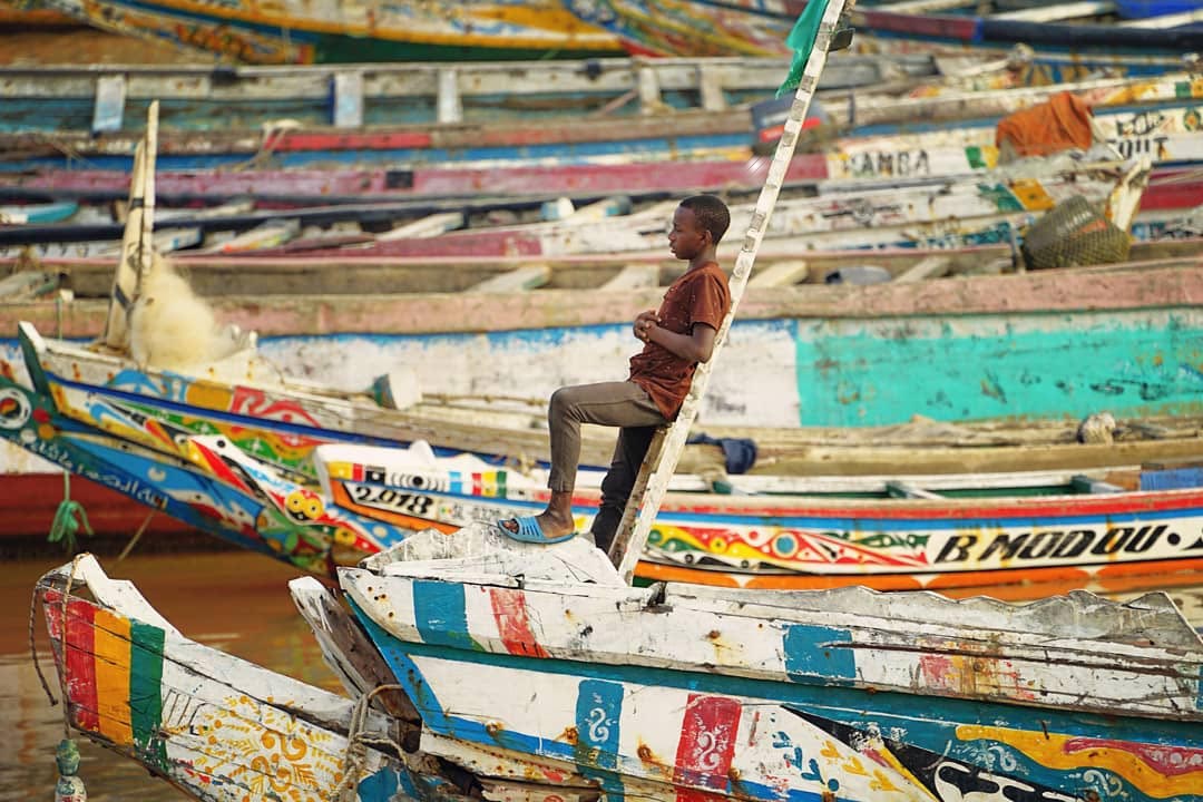 pêcheur Saint-Louis du Sénégal