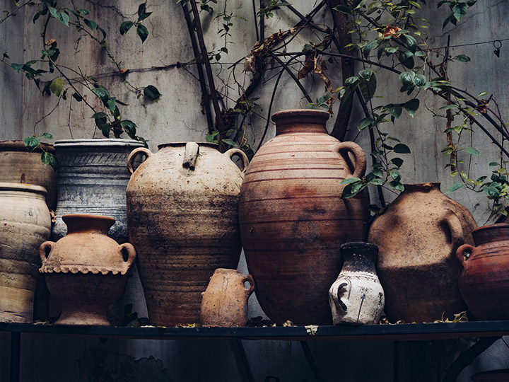 Jolie poterie au Maroc
