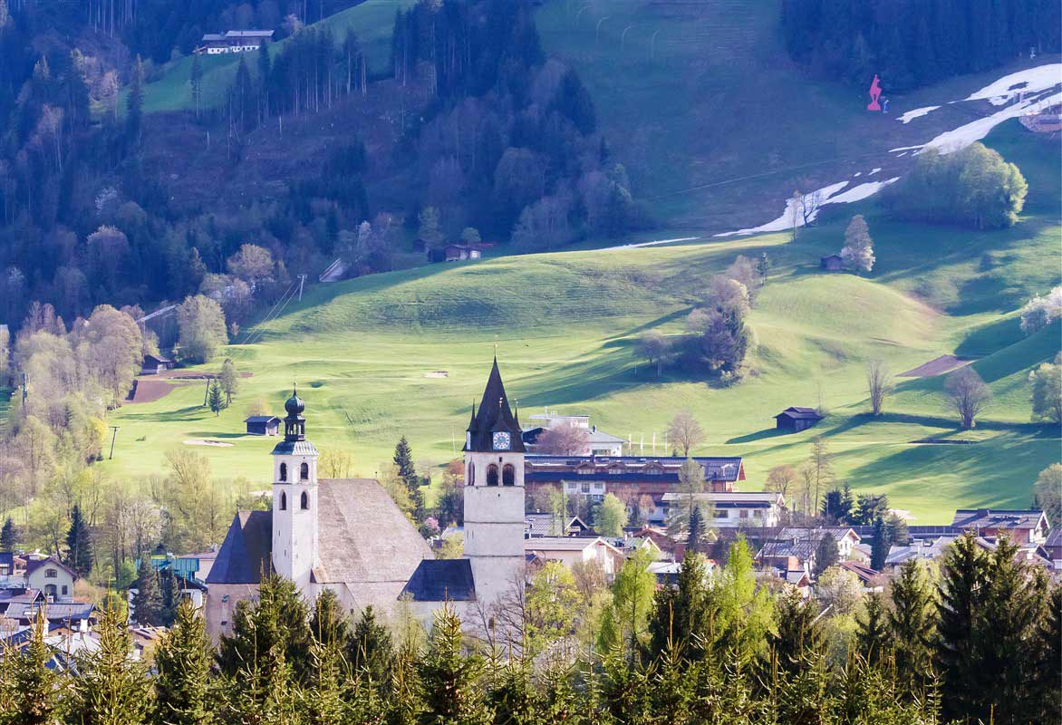 région viticole de Kitzbuhel en Autriche