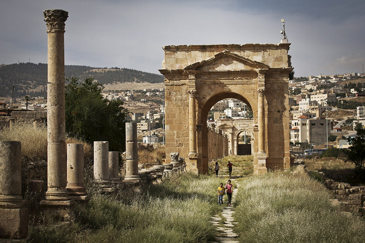 Les ruines romaines de Jerash