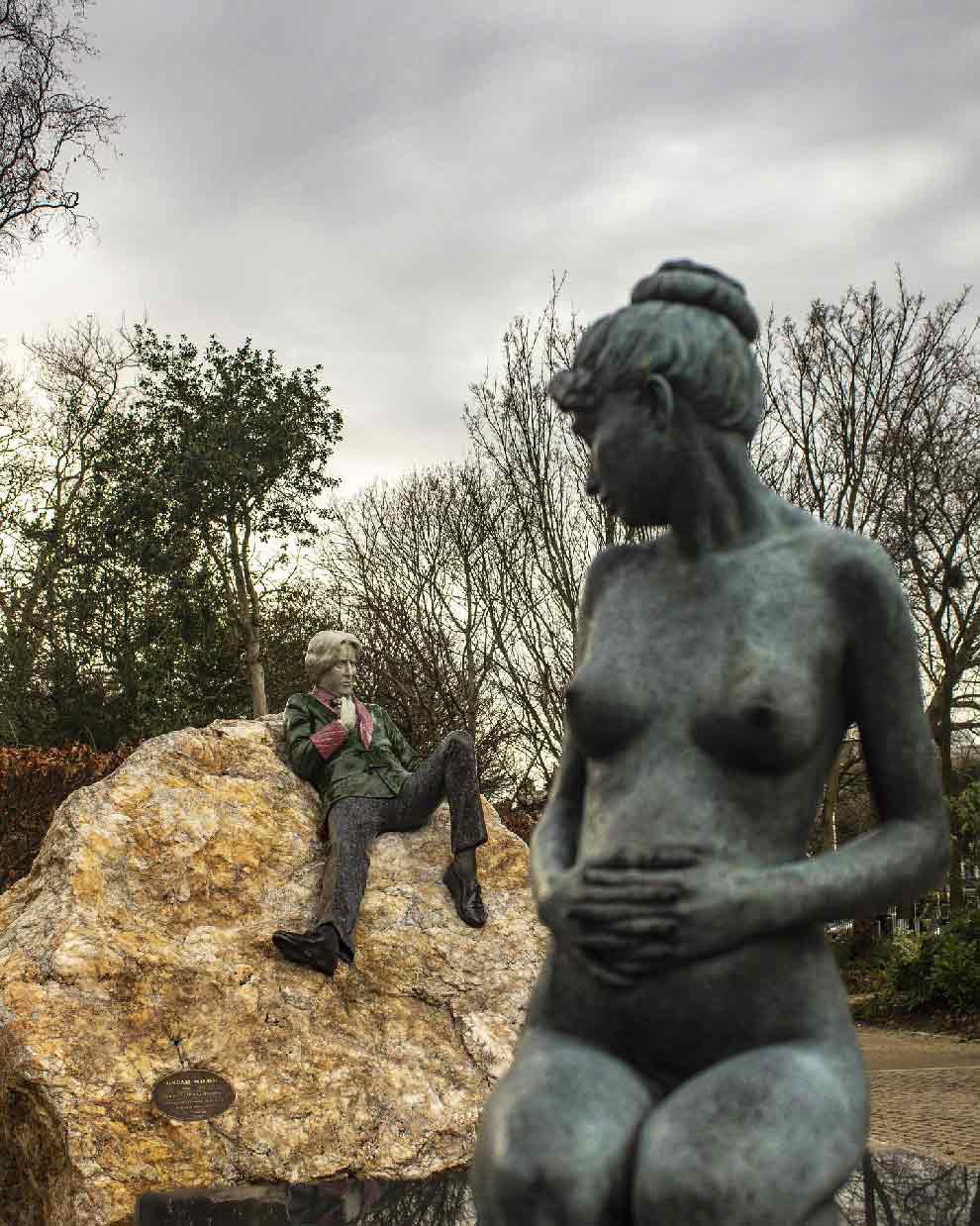 statue d'Oscar Wilde
