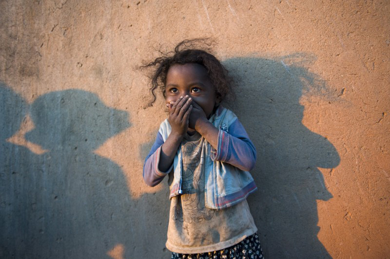 Portrait d'enfant à Madagascar